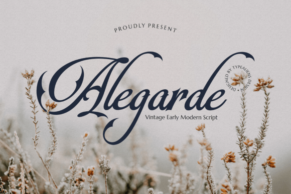 Alegarde: A Gothic Script Font for Elegant Brand Identity