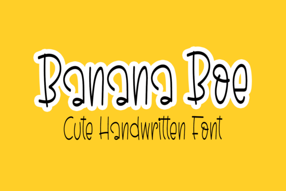 Banana Boe: A Handwritten Font That Feels Like a Warm Hello