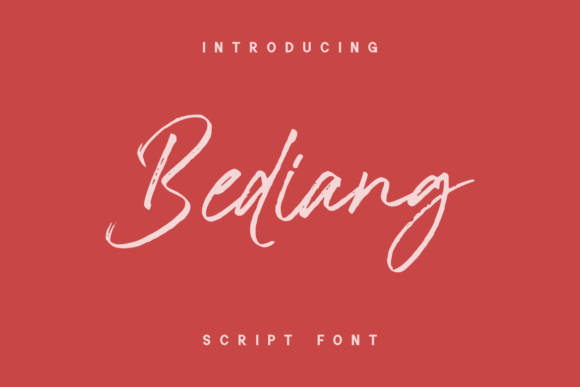 Bediang: A Handwritten Font That Elevates Branding
