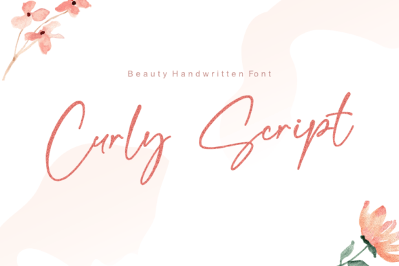 Curly Script: A Handwritten Typeface for Authentic Branding