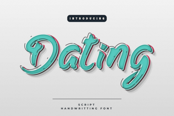 Dating Script Font Review for Design Projects