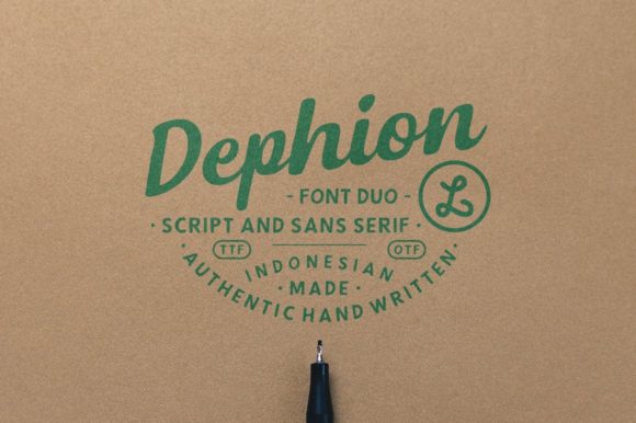 Dephion: The Handmade Typeface That Elevates Campaign Visuals