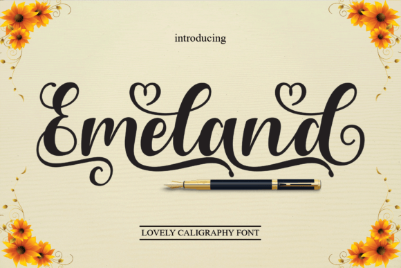Emeland: A Handwritten Typeface for Modern Editorial Design