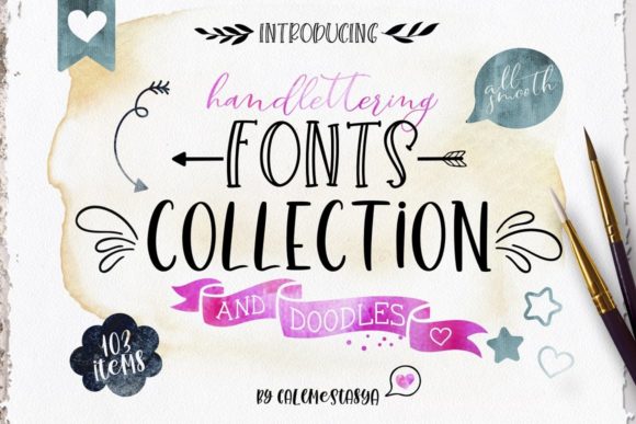 Handlettering Fonts Collection Review