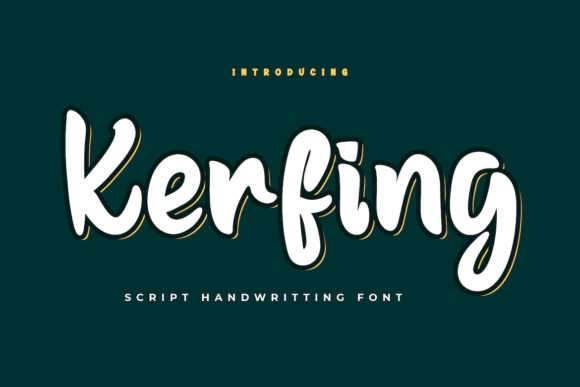 Kerfing: A Handwritten Font That Makes Your Brand Feel Human