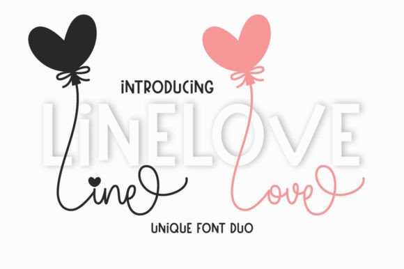 Line Love Duo: A Chic Handwritten Typeface for Web Design