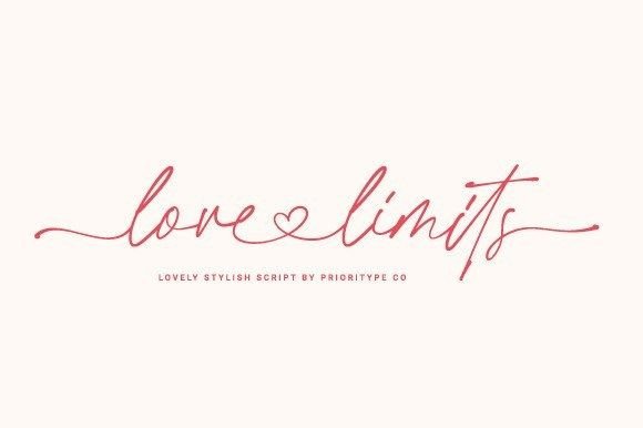 Love Limits Font: A Handwritten Charm for Creative Projects
