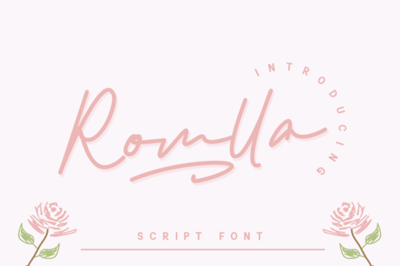 Romlla Script Font for Web Design
