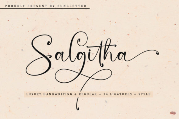 Salgitha: A Modern Script Font for Elegant Editorial Design