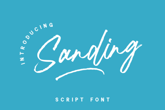 Sanding Font for Campaign Creatives