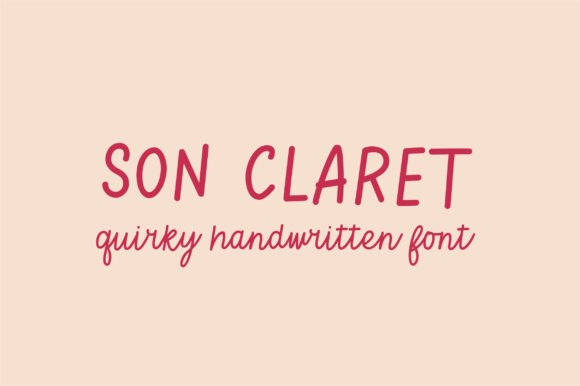 Son Claret: A Modern Monoline Script for Real Branding Work